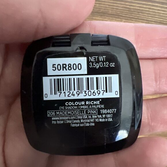 L’Oréal Paris Colour Riche Eyeshadow #206 Mademoiselle Pink 0.12 Oz Sealed New - Picture 6 of 8